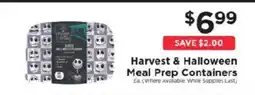 ShopRite Harvest & Halloween Meal Prep Containers offer