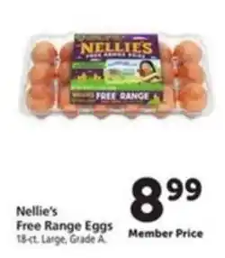 Vons Nellie's Free Range Eggs offer