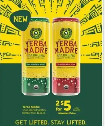Vons Yerba Madre Sparkling offer
