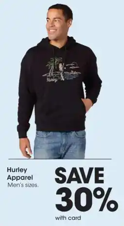 Fred Meyer Hurley Apparel Men's sizes offer