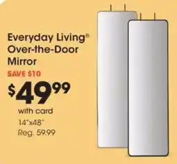 Fred Meyer Everyday Living over-the-door mirror offer