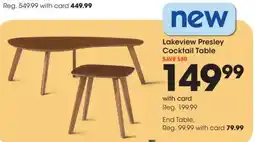 Fred Meyer Lakeview Presley Cocktail Table offer