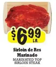 La Michoacana Marinated Top Sirloin Steak offer