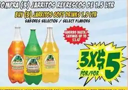 La Michoacana Jarritos soft drinks offer