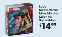 Fred Meyer Lego Spider-Verse: Miles Morales Mech vs. Spider-Man offer