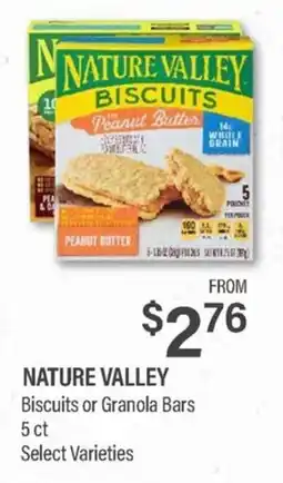 Commissary Nature Valley Biscuits or Granola Bars offer