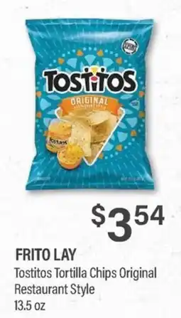 Commissary Frito Lay Tostitos Tortilla Chips Original Restaurant Style offer