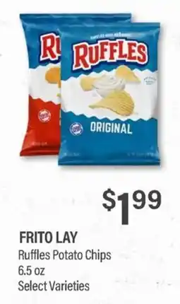 Commissary Frito Lay Ruffles Potato Chips offer