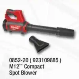 Fastenal Milwaukee M12 Compact Spot Blower offer