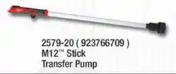 Fastenal M12 Stick Transfer Pump offer