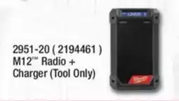 Fastenal M12 Radio + Charger (Tool Only) offer