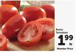 Vons Roma Tomatoes offer