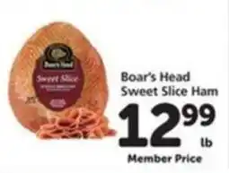 Vons Boar's Head Sweet Slice Ham offer