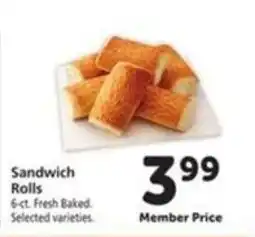 Vons Sandwich Rolls offer