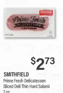Commissary Smithfield prime fresh delicatessen sliced deli thin hard salami offer
