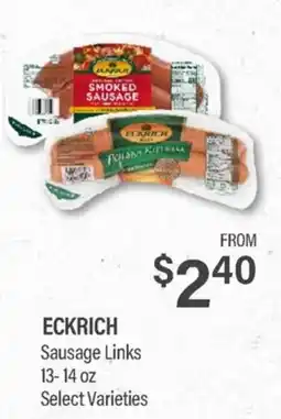 Commissary Eckrich Sausage Links offer