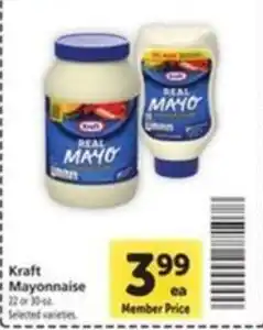Vons Kraft Mayonnaise offer