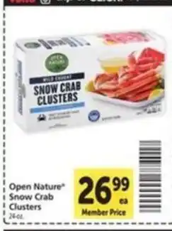 Vons Open Nature Snow Crab Clusters offer