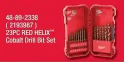 Fastenal Red Helix Cobalt Drill Bit Set offer