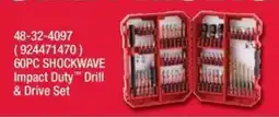 Fastenal Shockwave Impact Duty Drill & Drive Set offer