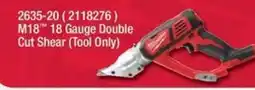 Fastenal M18 18 Gauge Double Cut Shear offer
