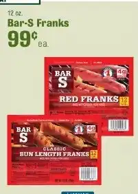 Bar-S red franks