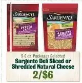 Lakeview Grocery Sargento Dell Sliced or Shredded Natural Cheese offer