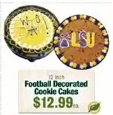 Lakeview Grocery Football Decorated Cookie Cakes offer