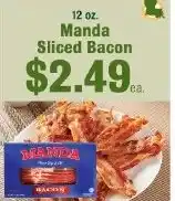 Lakeview Grocery Manda sliced bacon offer