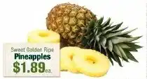 Lakeview Grocery Sweet Golden Ripe Pineapples offer