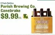 Lakeview Grocery Parish Brewing Co. Canebrake offer