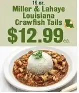 Lakeview Grocery Miller & Lahaye Louisiana Crawfish Tails offer