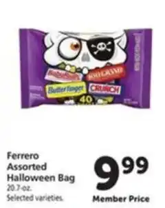 Vons Ferrero assorted halloween bag offer