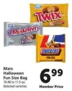 Vons Mars Halloween Fun Size Bag offer