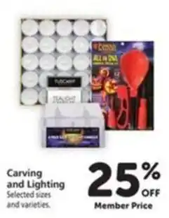 Vons Carving and Lighting offer