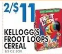 Associated Kellogg's Froot Loops Cereal offer