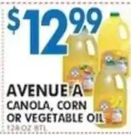 Associated Avenue A Canola, Corn or Vegetable Oil offer