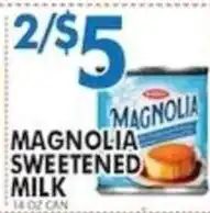 Associated Magnolia sweetened milk offer