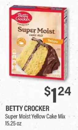 Commissary Betty Crocker Super Moist Yellow Cake Mix offer