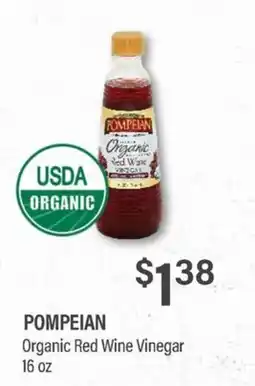 Commissary Pompeian Organic Red Wine Vinegar offer
