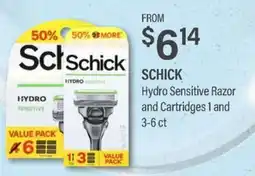 Commissary Schick Hydro Sensitive Razor offer