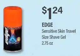 Commissary Edge sensitive skin travel size shave gel offer