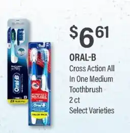 Commissary Oral-B Cross Action All In One Medium Toothbrush offer