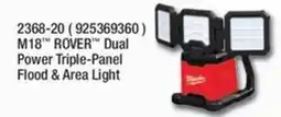 Fastenal M18 ROVER Dual Power Triple-Panel Flood & Area Light offer