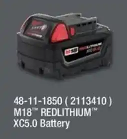 Fastenal M18 REDLITHIUM XC5.0 Battery offer