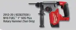 Fastenal Milwaukee M18 FUEL 1" SDS Plus Rotary Hammer offer