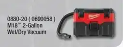Fastenal M18 2-Gallon Wet/Dry Vacuum offer