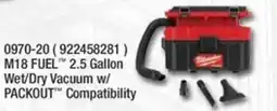 Fastenal M18 FUEL 2.5 Gallon Wet/Dry Vacuum offer