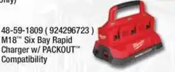 Fastenal M18 Six Bay Rapid Charger offer