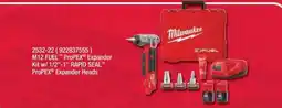 Fastenal Milwaukee M12 FUEL ProPEX Expander offer